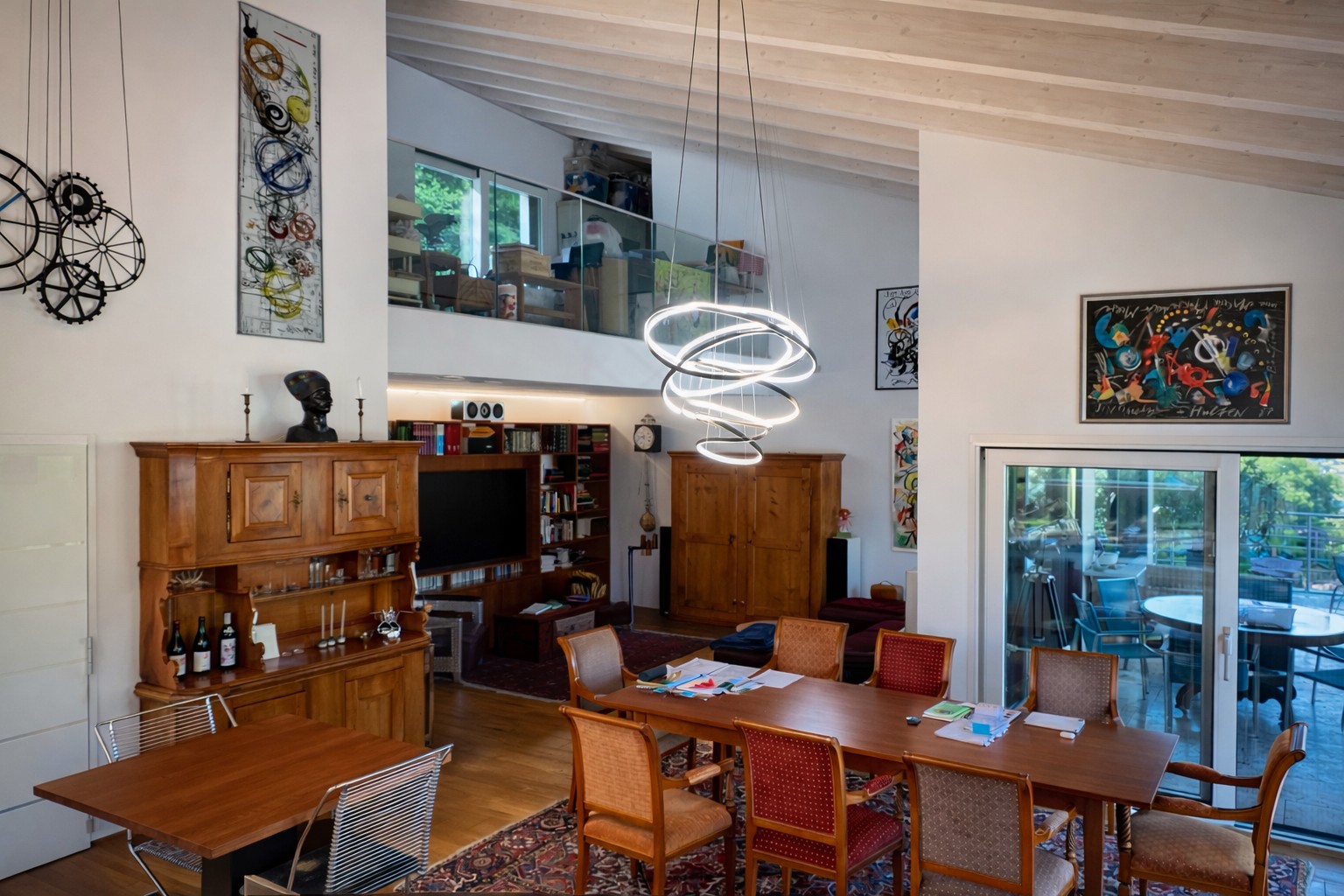 Wohn- Essbereich mit Gallerie Terrasse