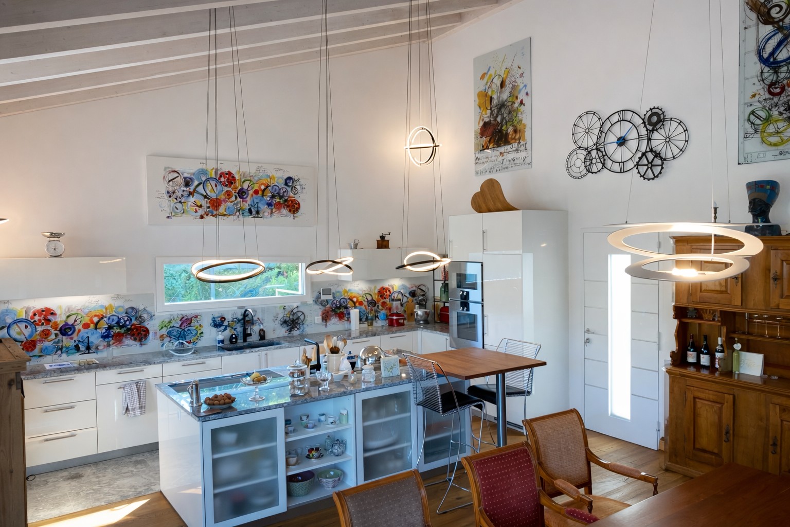 Wohn- Essbereich mit Gallerie Terrasse