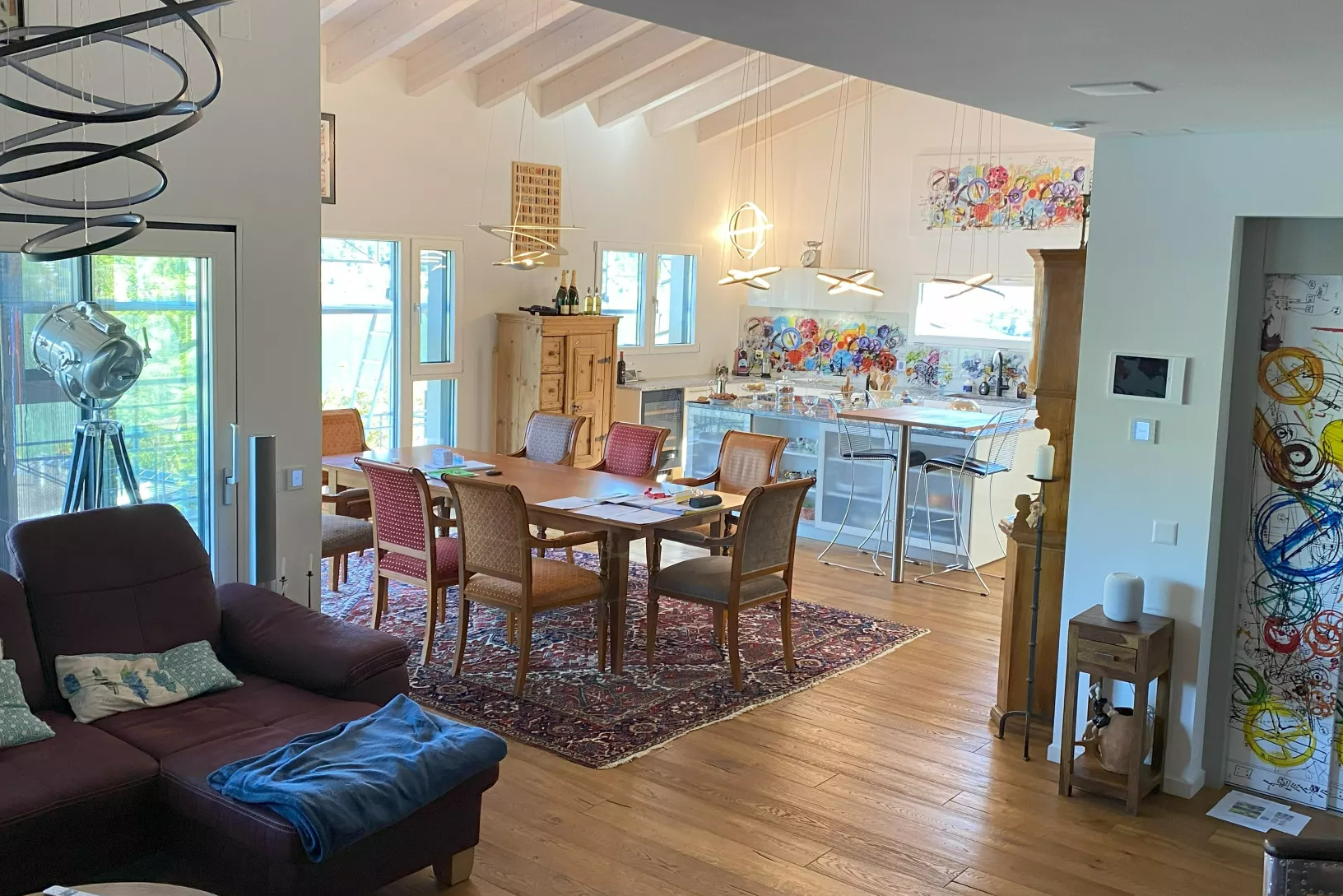 Wohn- Essbereich mit Gallerie Terrasse